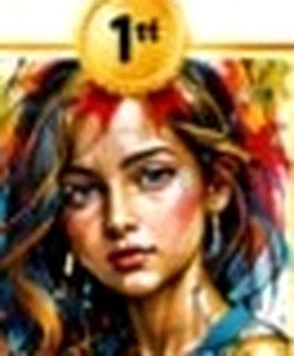 Portrait of serene young woman with flowers in hair