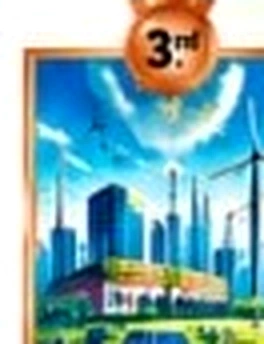 Smart sustainable city powered by solar panels and wind energy